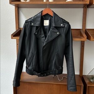 DIESEL Leather Biker Jacket